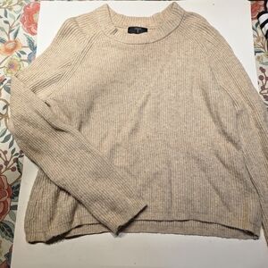 Tahari Men's Tan Crewneck Sweater